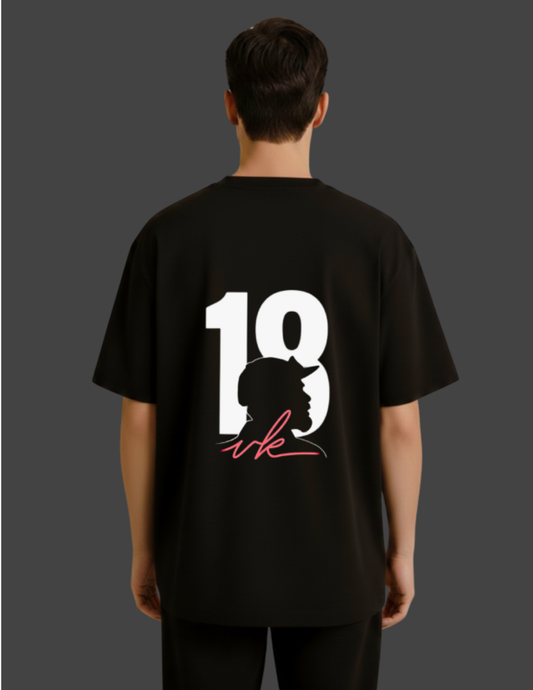 VK men oversized tshirt black back