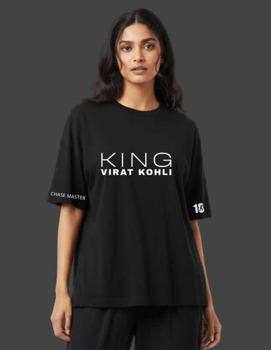 virat women oversized tshirt front