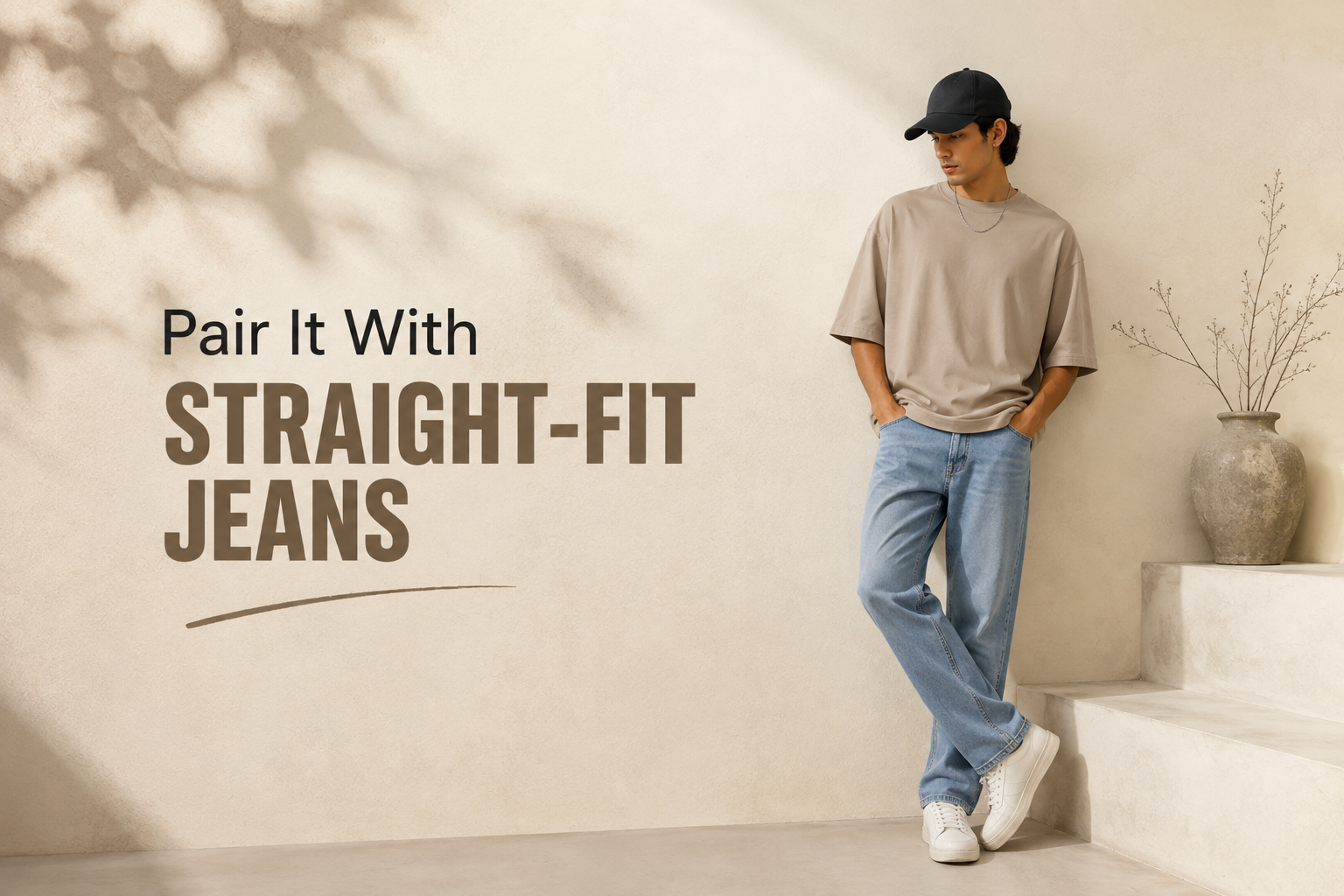 Pair It With Straight-Fit Jeans