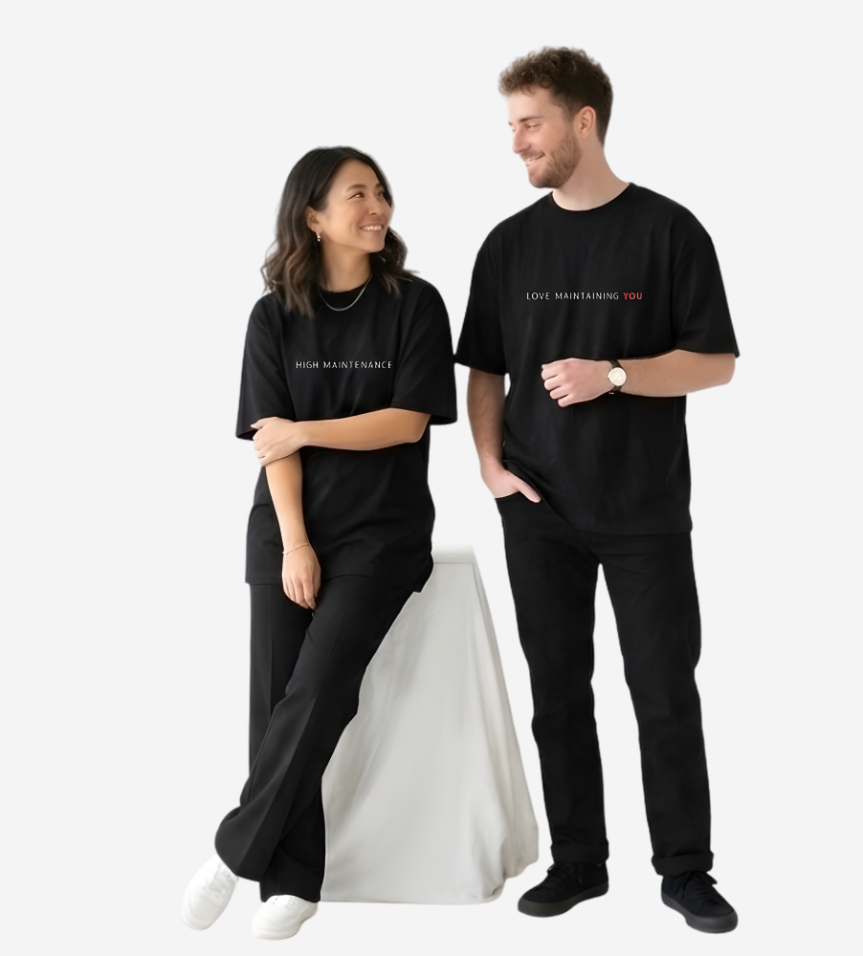 Couple Set T-Shirts | Matching Couple T-Shirt Collection