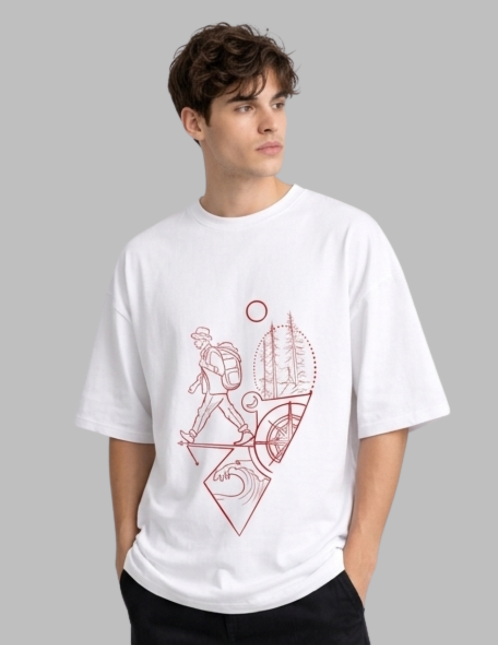 men oversized tshirt
