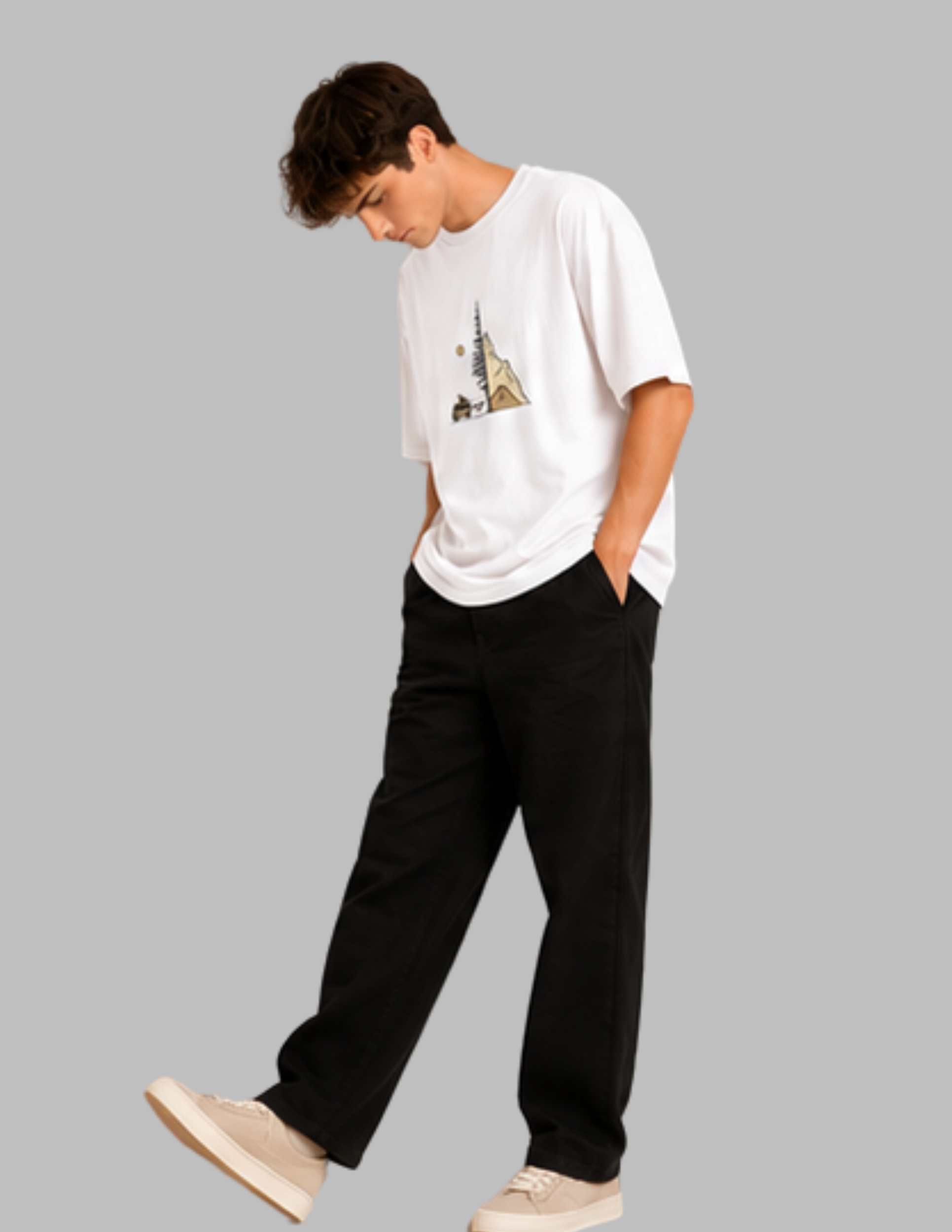 mountain men oversized t-shirt