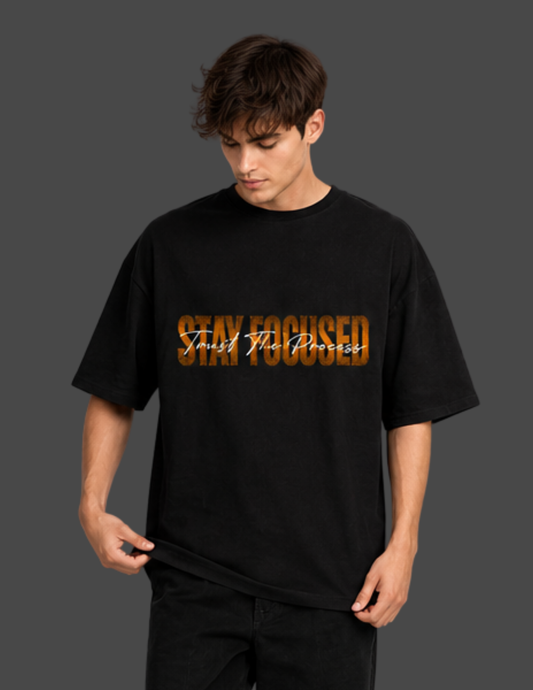 stay focused men oversized tshirt