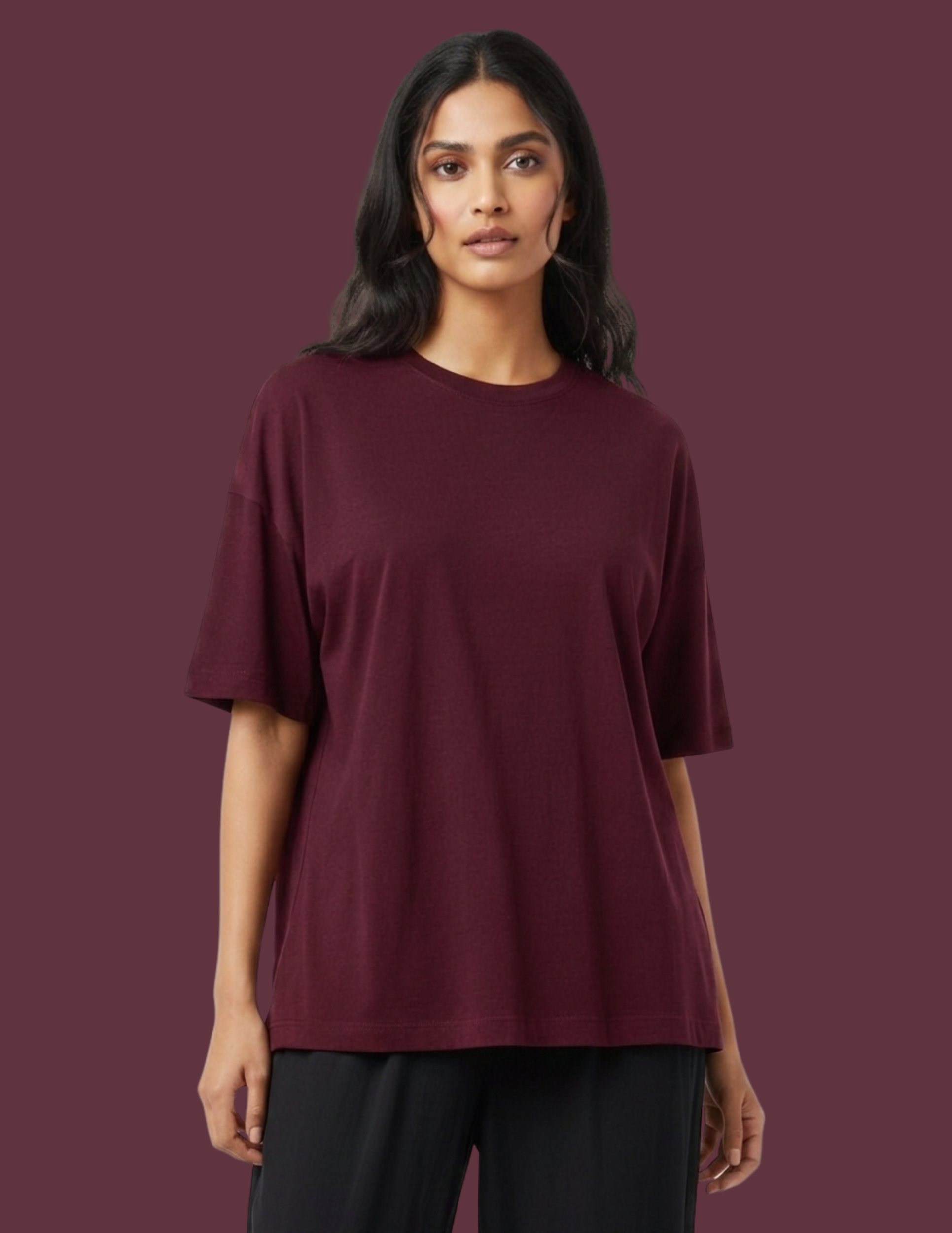 Solids Women Oversized T-Shirts