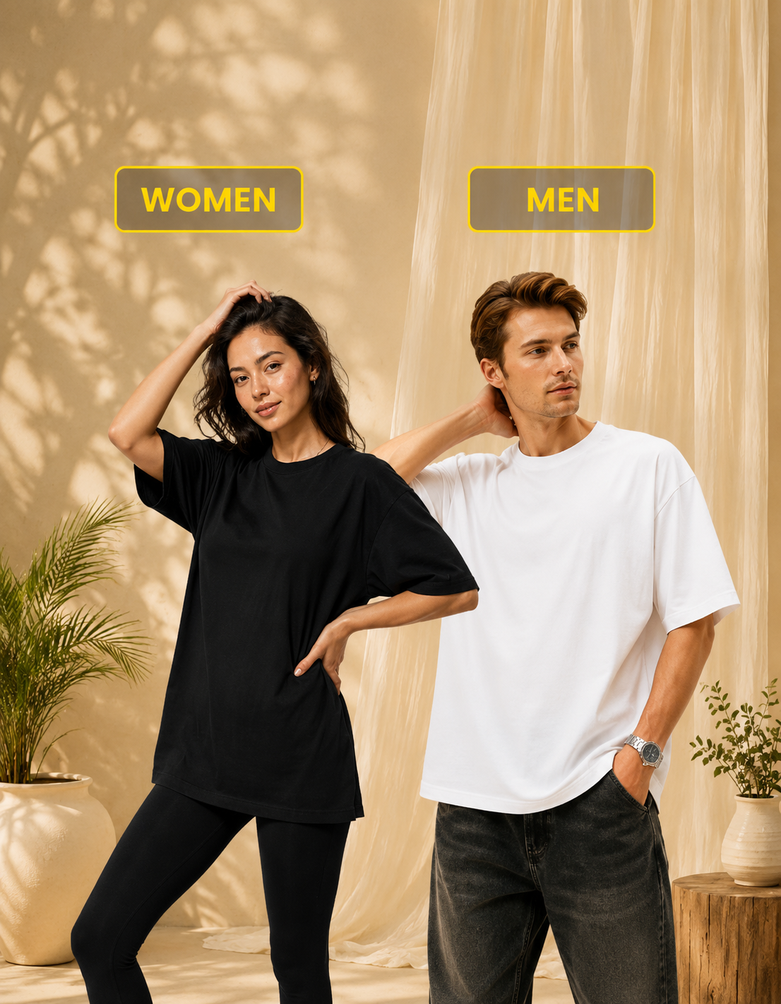 Men and women collection banner
