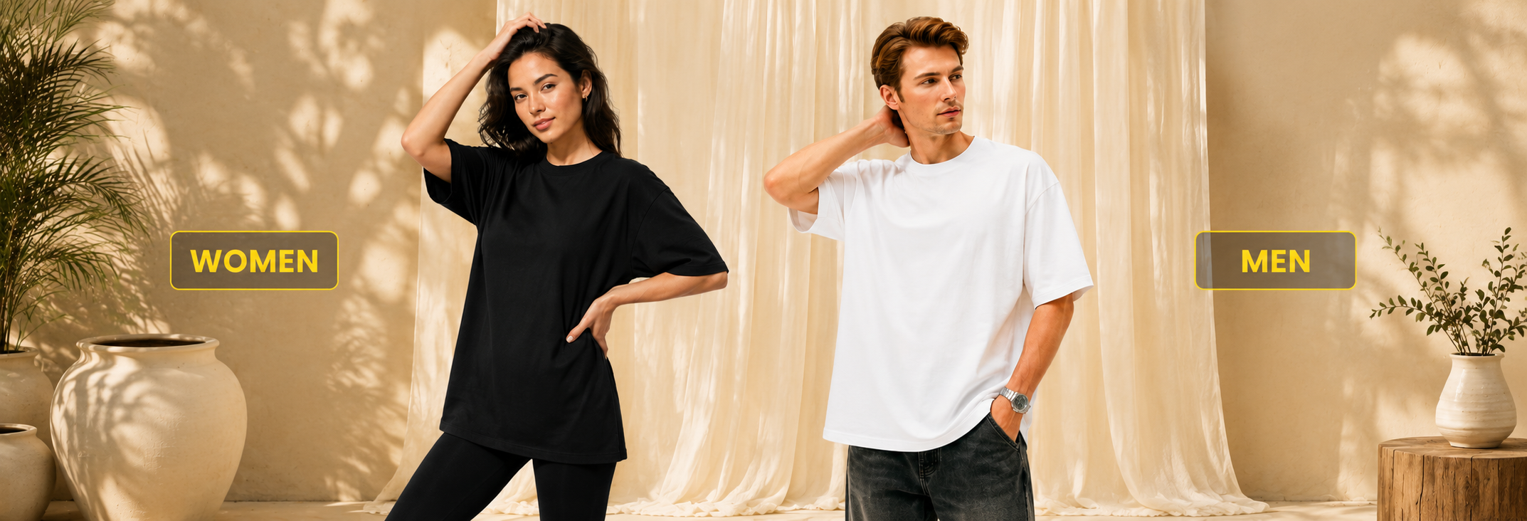 Men and women collection banner