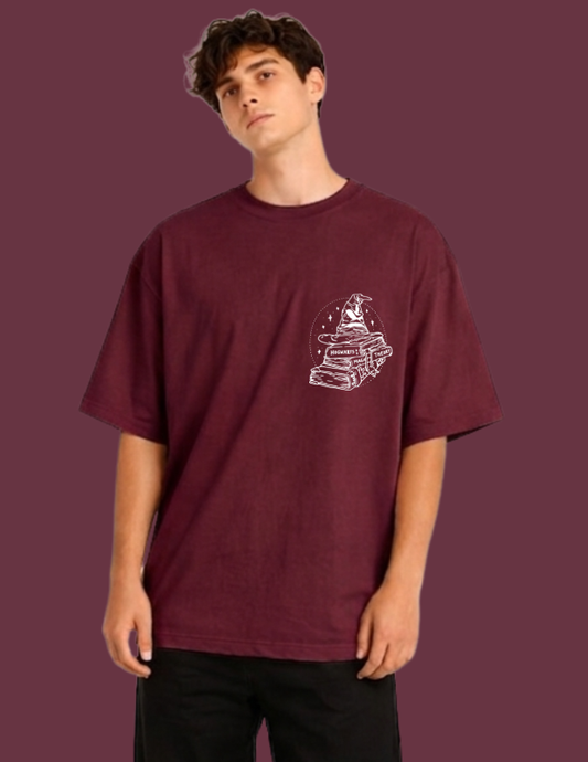 harry potter hogwarts oversized men tshirt