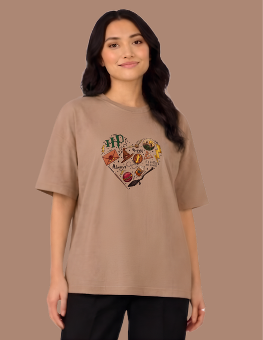 harry potter women oversized tshirt