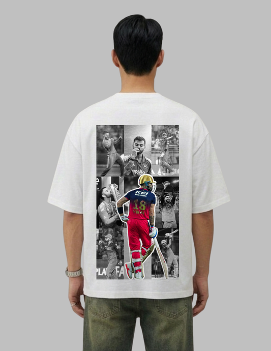 virat kohli ovrrsized men tshirt ipl