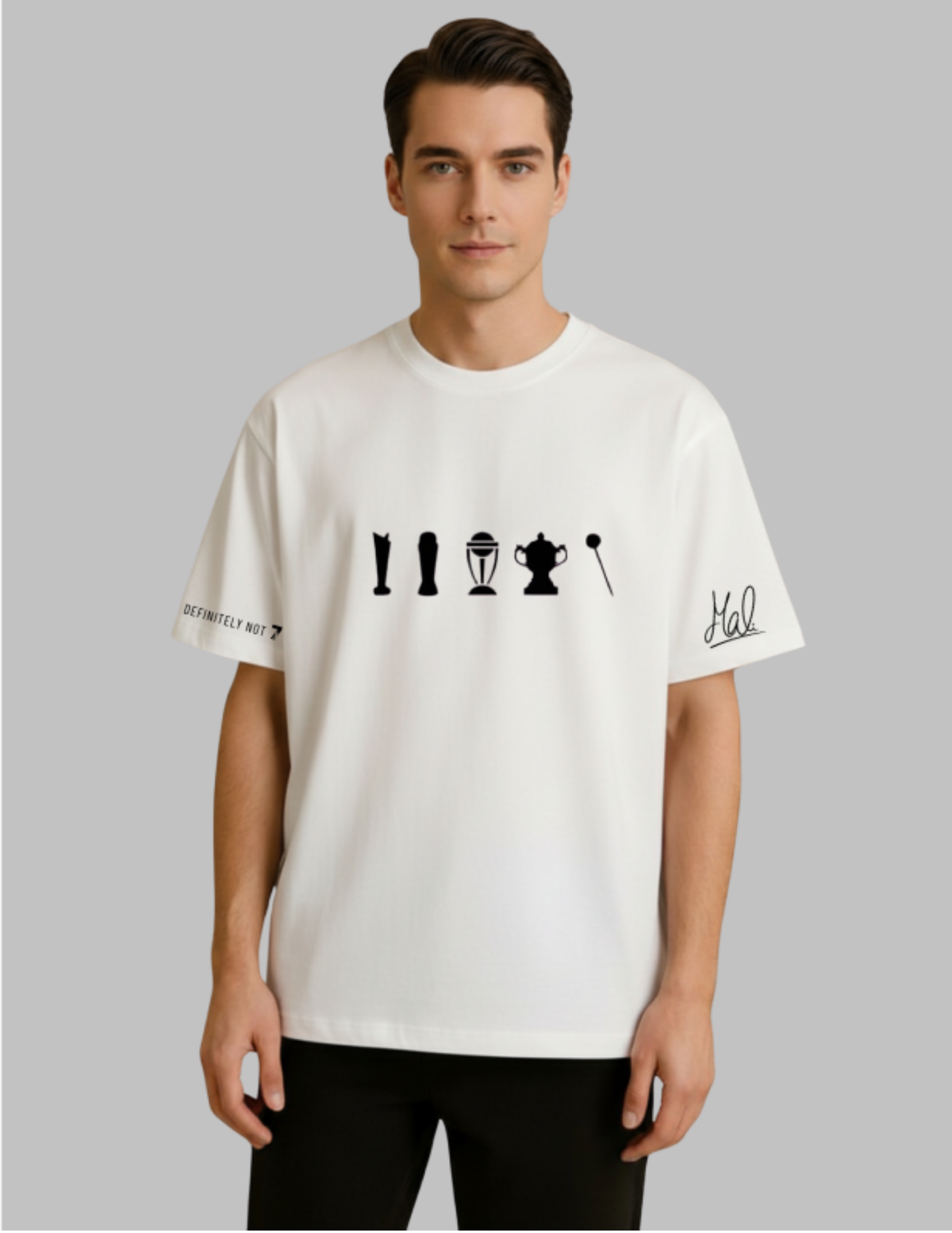 Oversized Tshirt MS Dhoni Trophy