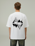 Peak Men Oversized T-Shirt White Back