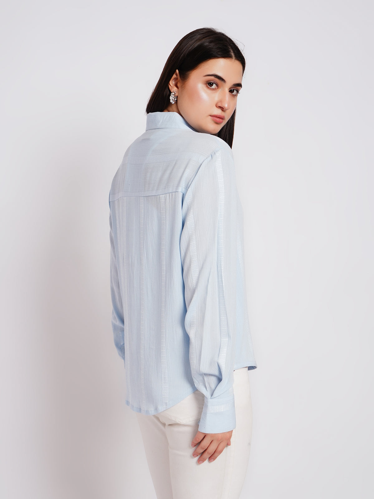 ice blue shirt women