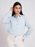 ice blue shirt women