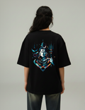Shiva shunya women oversized t-shirt black back