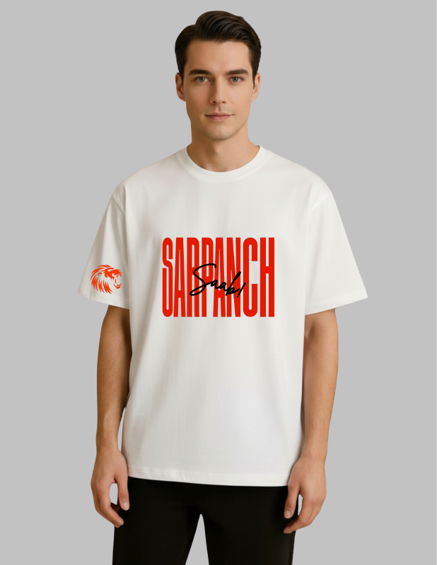 Shreyas iyer men oversized tshit front