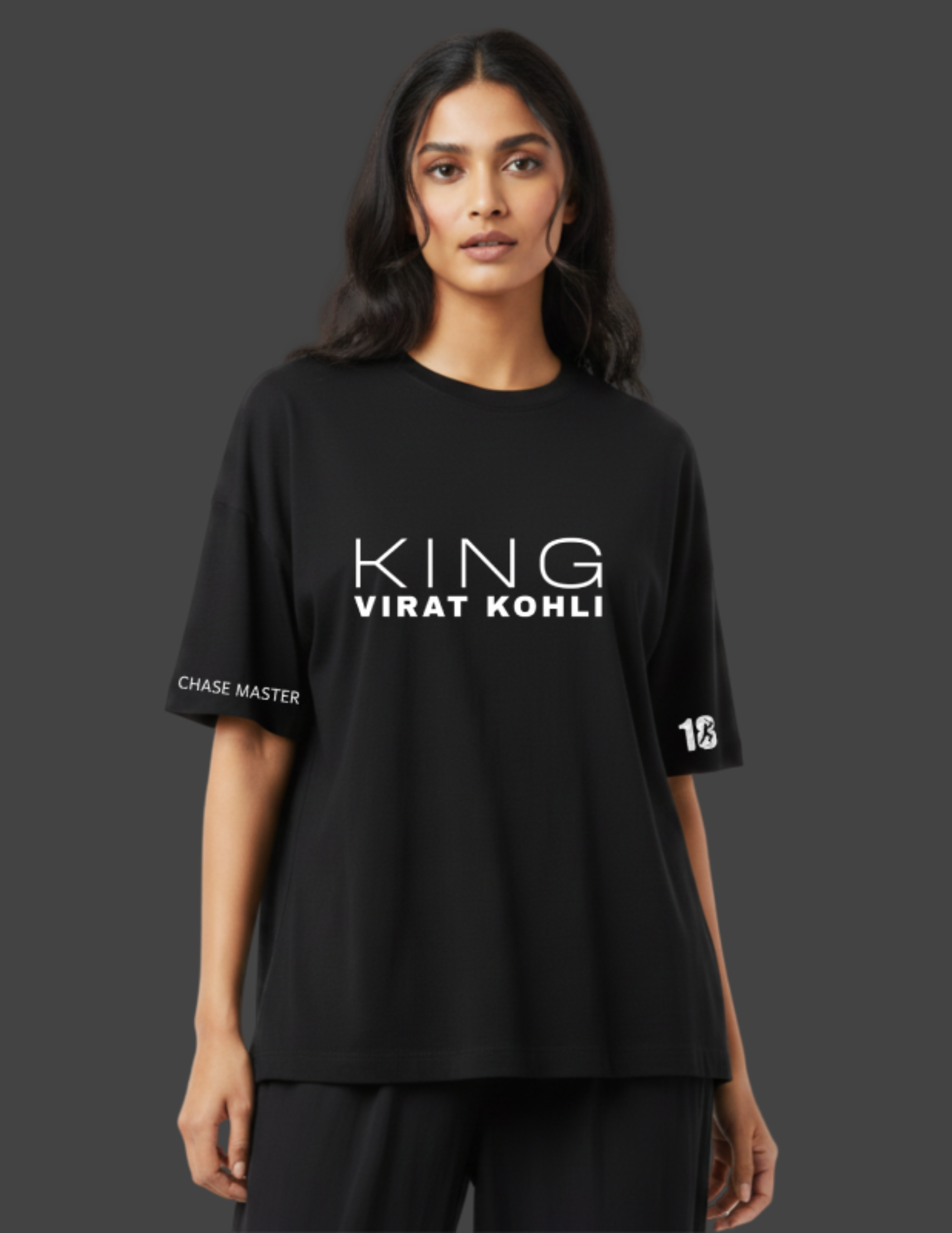virat women oversized tshirt front 